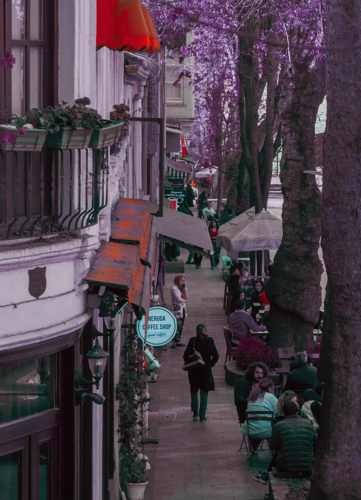 Bangkok city street view for digital nomads and travelers